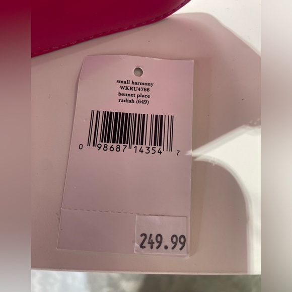 Kate Spade Harmony Bennet Place Radish Hot Pink Tote - Picture 2 of 8